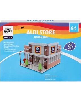 Limited Edition EUC Aldi Bee Happy Bricks Store Set 212 pieces